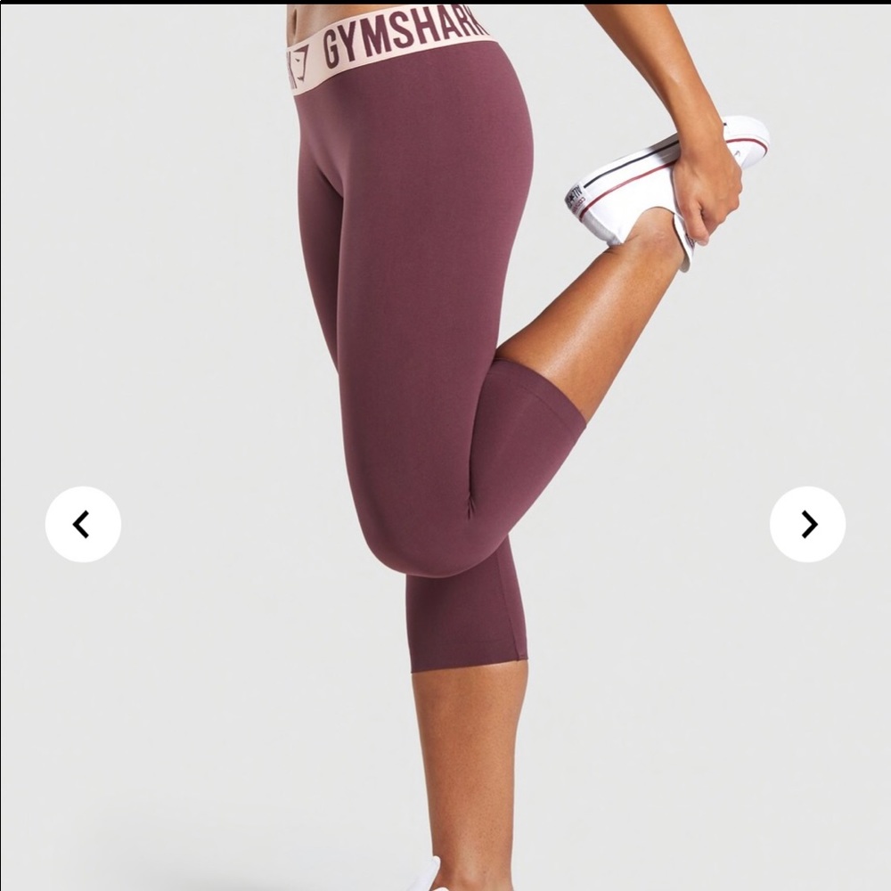 GYMSHARK fit cropped leggings